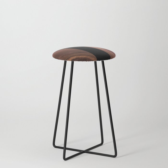 Warm Neutrals- Abstract 6 Counter Stool