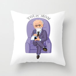 Sigmund freud funny quote. Perfect present for mom mother dad father friend him or her Throw Pillow