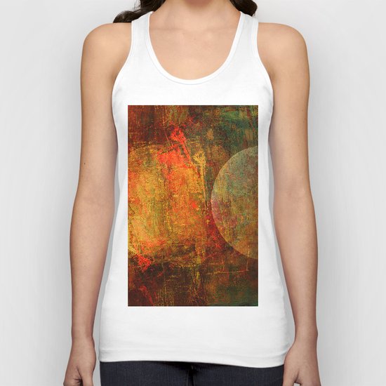 Abstract moons Unisex Tank Top