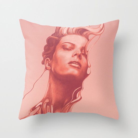 Strawberry Dream Throw Pillow