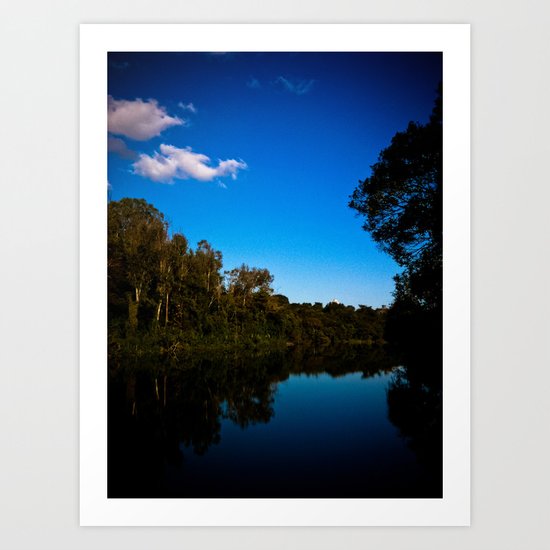 The Way of the River Art Print