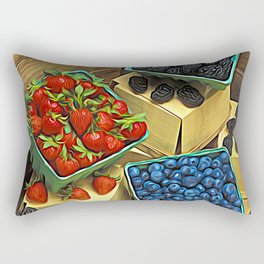 Boxed Berries Rectangular Pillow