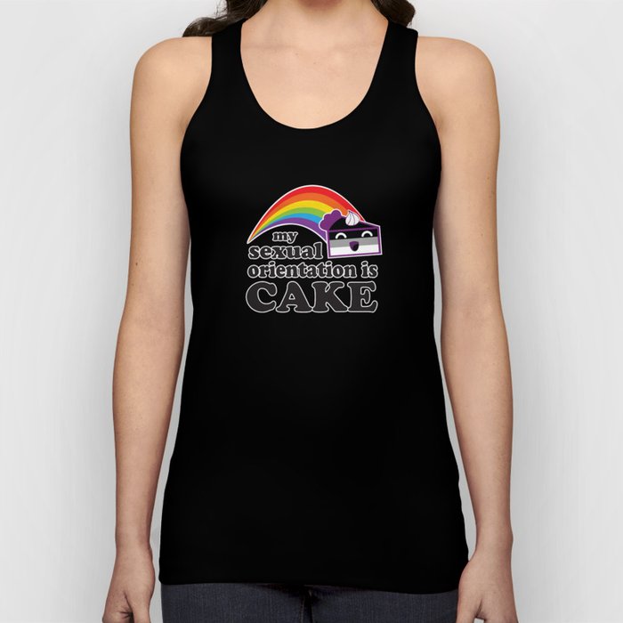My Sexual Orientation Is Cake Asexual Pride Tank Top