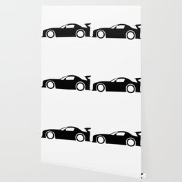 Race Car Silhouette Wallpaper
