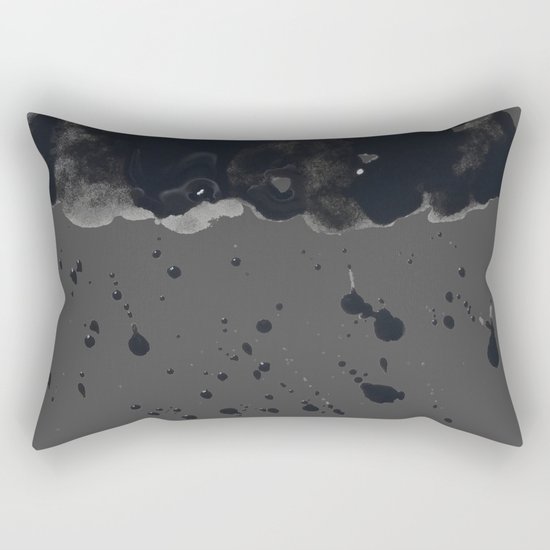 Stormy Black Clouds Version 2 For Earth Day Rectangular Pillow