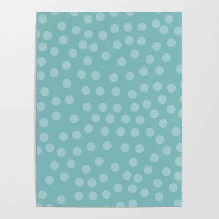 Self-love dots - Turquoise Poster