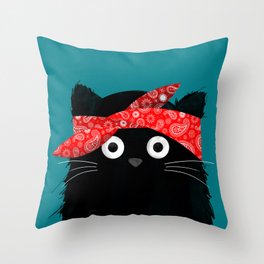 Catifornia Love! Cat Throw Pillow