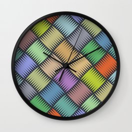 Thread Color Wall Clock