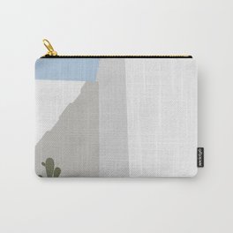 S01 - Archi Cactus Carry-All Pouch | Vegetal, Mexico, Illustration, Concept, Drawing, Cactus, Vector, Facade, Architecture, Digital 