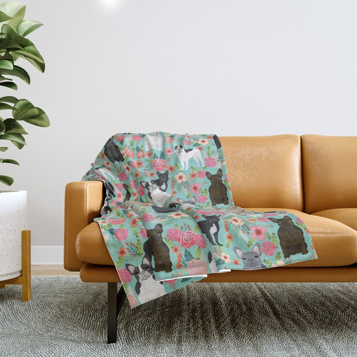 Frenchie best sale throw blanket