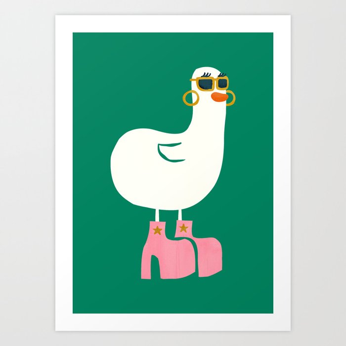 Duck-o-licious Art Print