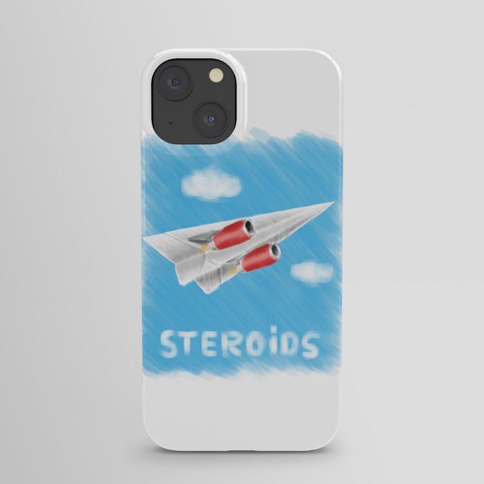 Paper plane on steroids iPhone Case