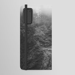 Fog on the Coast | Black and White Photography Android Wallet Case