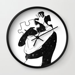 The puzzle love. Wall Clock
