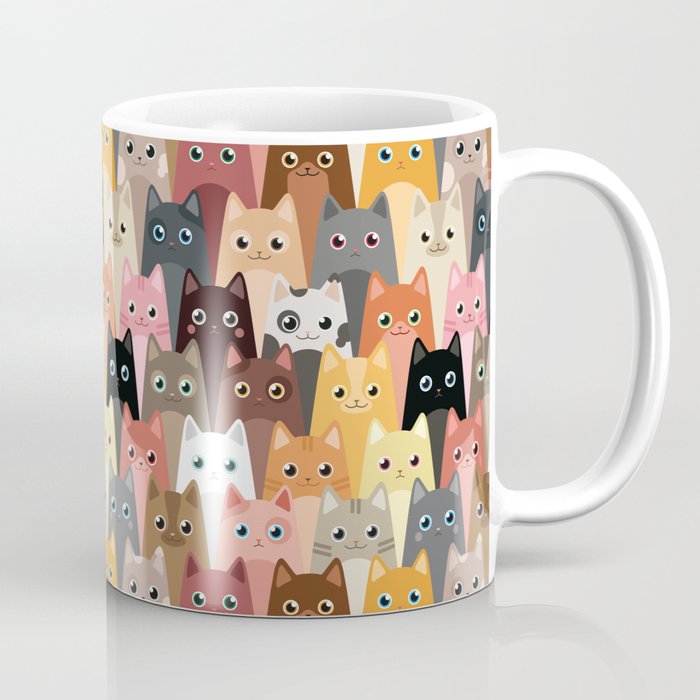 Cats Pattern Coffee Mug