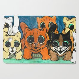 A Crowd of Cats by Louis Wain Cutting Board