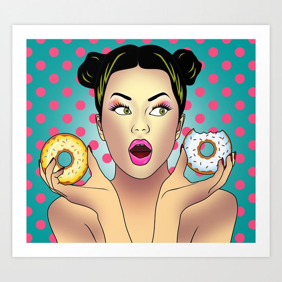 sweet portrait Art Print