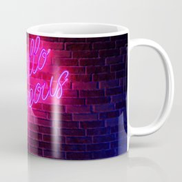 Hello Gorgeous - Neon Sign Coffee Mug