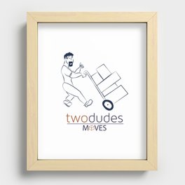 Two Dudes Moves Recessed Framed Print