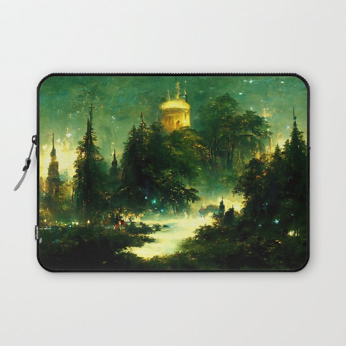 Walking into the forest of Elves Laptop Sleeve