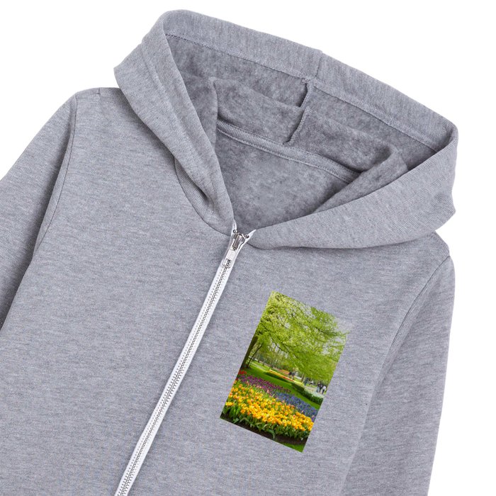 Keukenhof Tulip Festival, Holland Kids Zip Hoodie