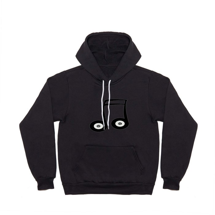 Records As A Musical Note Hoody