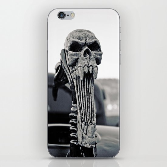 Skull ornament iPhone & iPod Skin