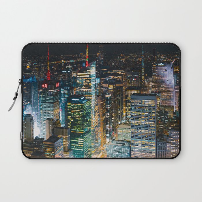 Colorful New York City Skyline | Photography in NYC Laptop Sleeve