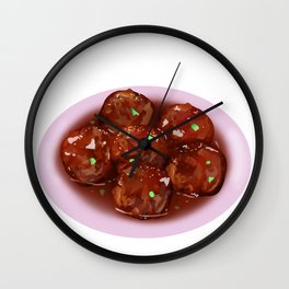 meatballs Wall Clock