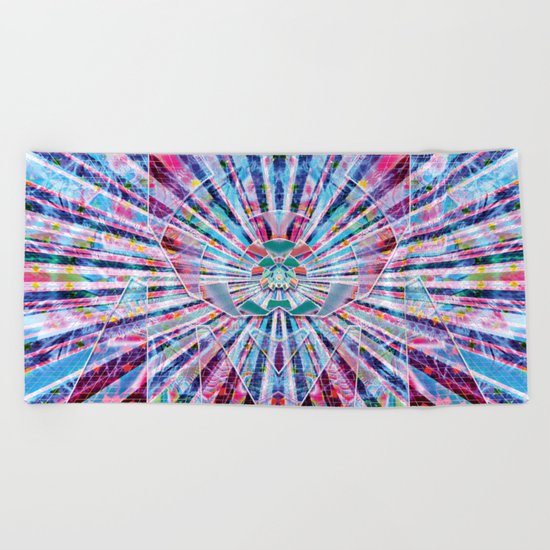 Electric Symphony Beach Towel
