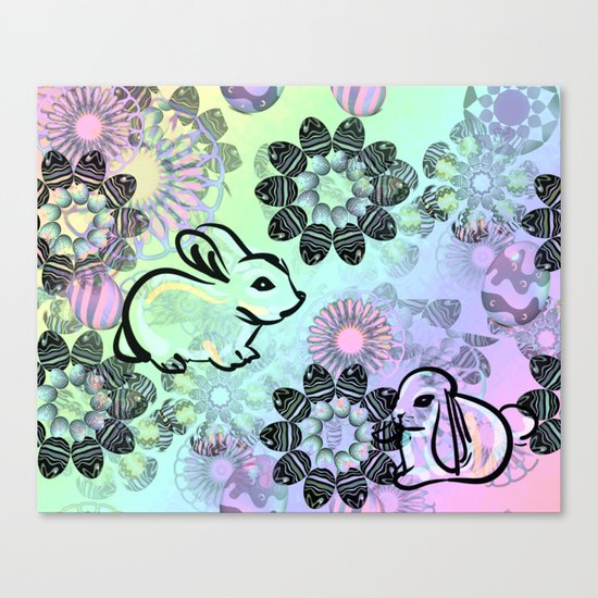 Easter Egg Pattern Canvas Print