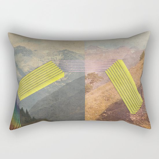 RAIN BOW MOUNTAINS Rectangular Pillow