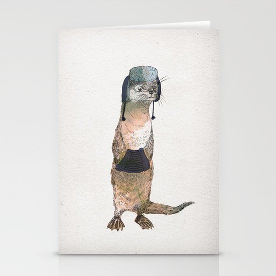 Otter Stationery Cards