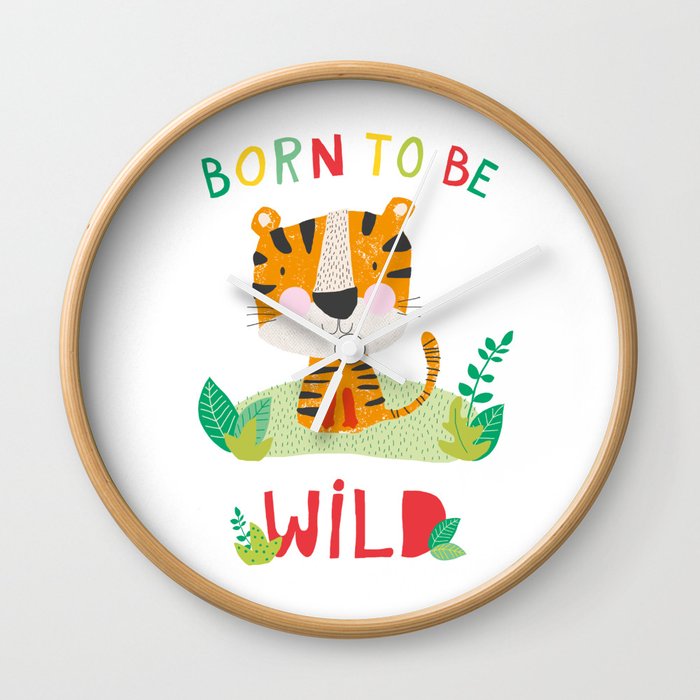 Born to Be Wild Wall Clock