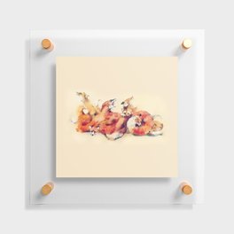 Fox Family Floating Acrylic Print