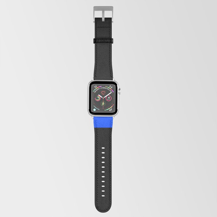 Letter H (Blue & Black) Apple Watch Band