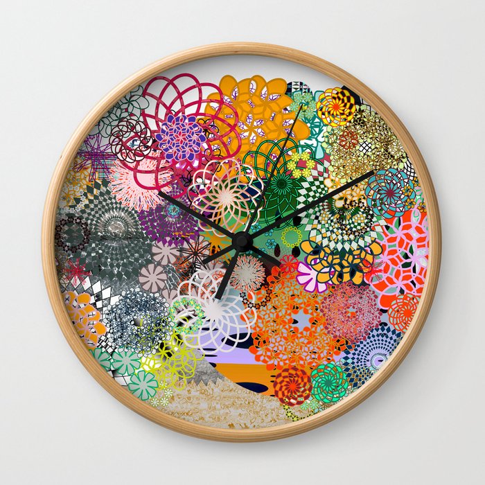 Kris Mandalas Wall Clock