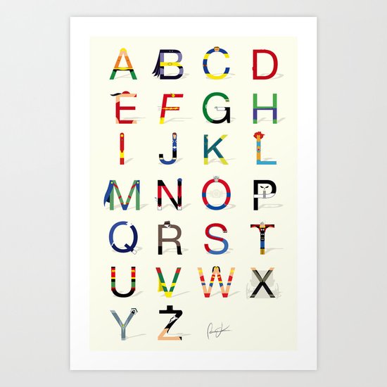 ABC SH (Option 2) Art Print