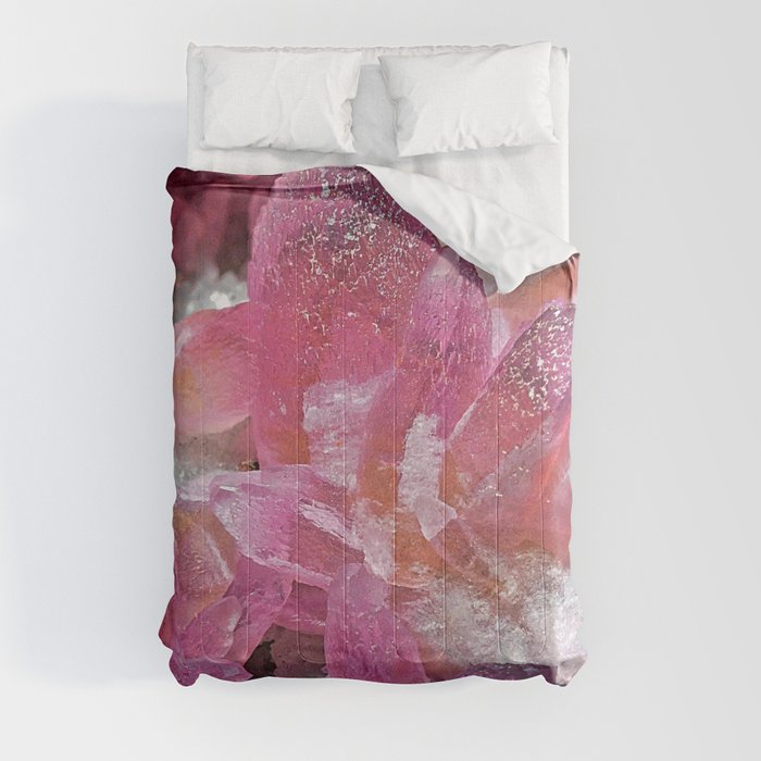 Pink Gemstone Comforter