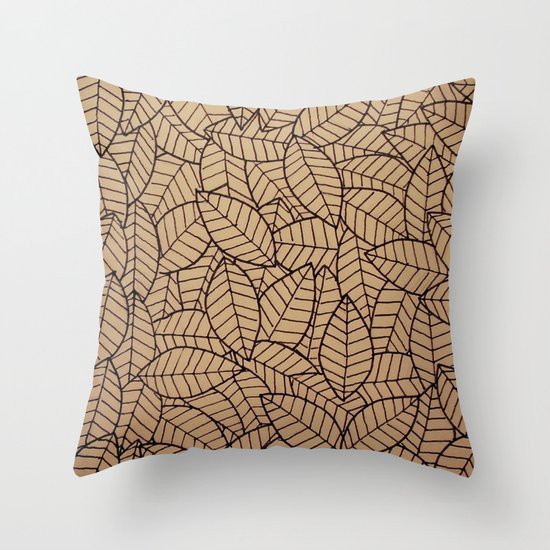 Lots-o-Leaves Throw Pillow