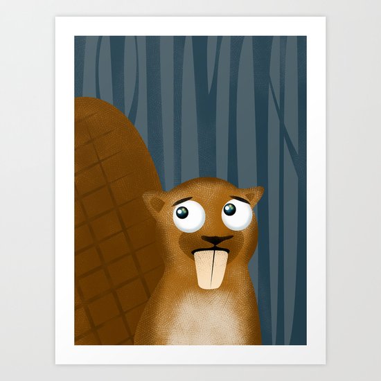 Beaver Art Print