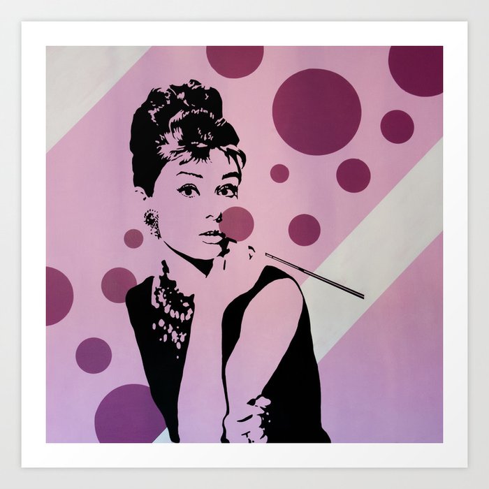 Hepburn #1 Art Print