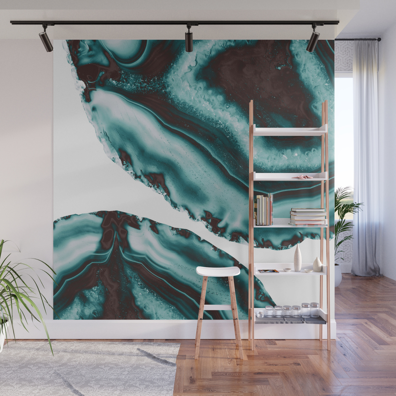 Turquoise Brown Agate 1 Gem Decor Art Society6 Wall Mural By Anitabellajantz Society6 Experience the beauty and majesty of the beach with our seaside retreat collection.