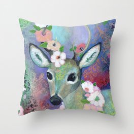 Forest Prince Throw Pillow