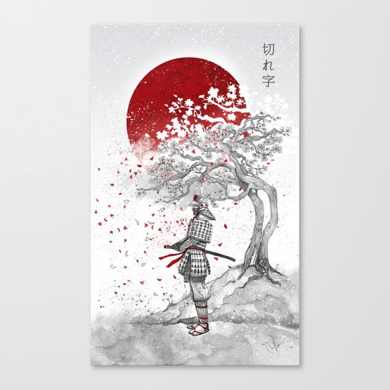 Kireji (cutting word) Canvas Print