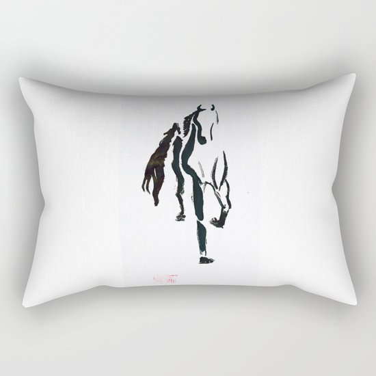 Horse Rectangular Pillow