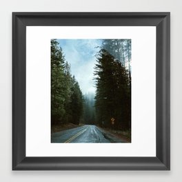 Washington State Drive Framed Art Print