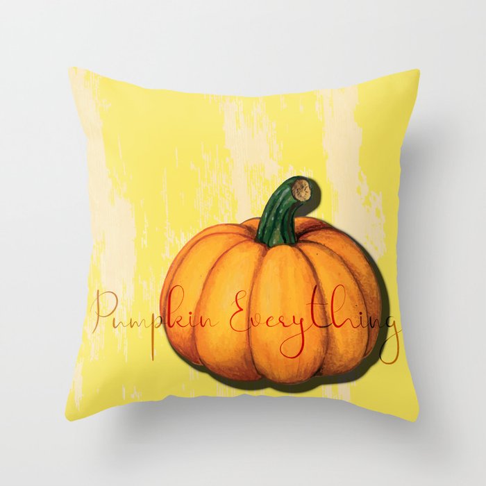 Pumpkin Everything Throw Pillow