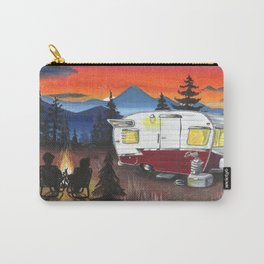 Shasta Mountain Sunset Carry-All Pouch