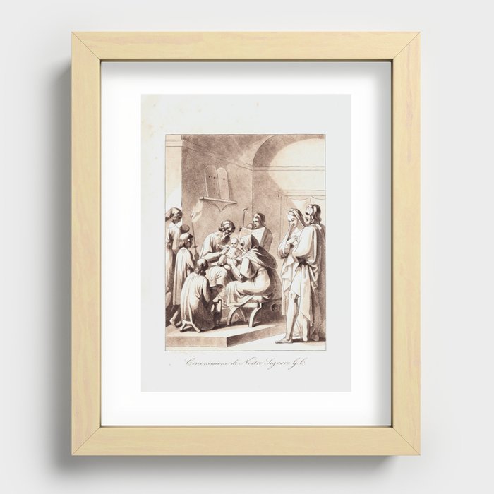 Circumcision Of Our Jesus Christ Recessed Framed Print